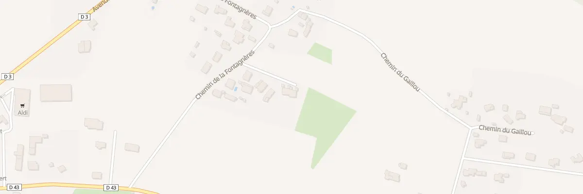 Plan du 288 Che de la Fontagnères à Rieumes