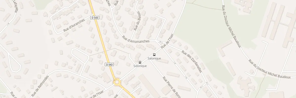 Plan du 30 Rue d’Arromanches à Évreux