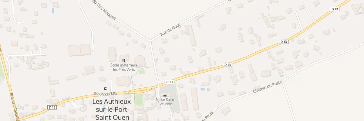 Plan du 431 Rue du Docteur Gallouen aux Authieux-sur-le-Port-Saint-Ouen