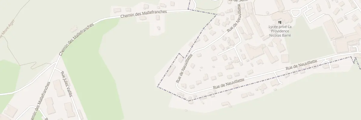 Plan du 65 Rue de Neuvillette au Mesnil-Esnard