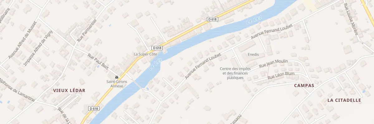 Plan du 76 Av Fernand Loubet à Saint-Girons