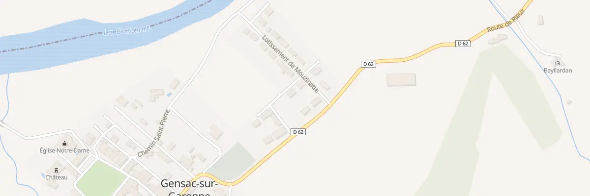 Plan du 5 Mouzinatte à Gensac-sur-Garonne