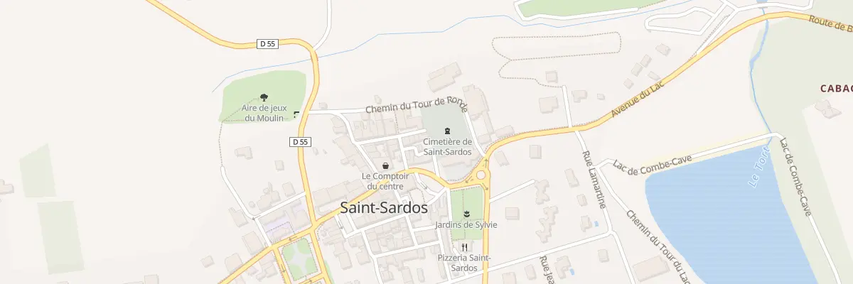 Plan du 7 Pas des Forgerons à Saint-Sardos