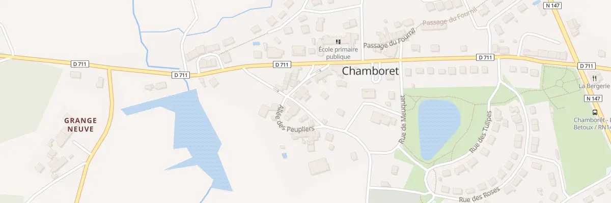 Plan du 4 Rue des Roseaux à Chamboret