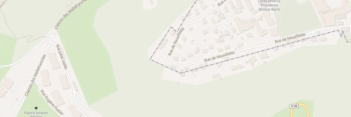 Plan du 50 Rue de Neuvillette au Mesnil-Esnard