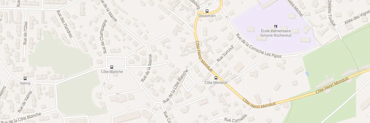 Plan du 4 Rue de la Côte Blanche à Évreux
