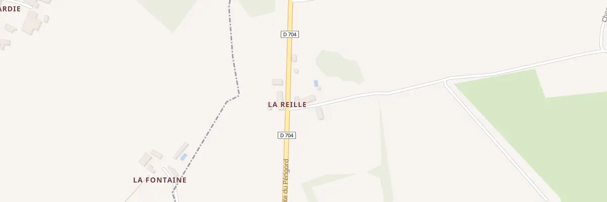 Plan du 22 La Reille à Nailhac