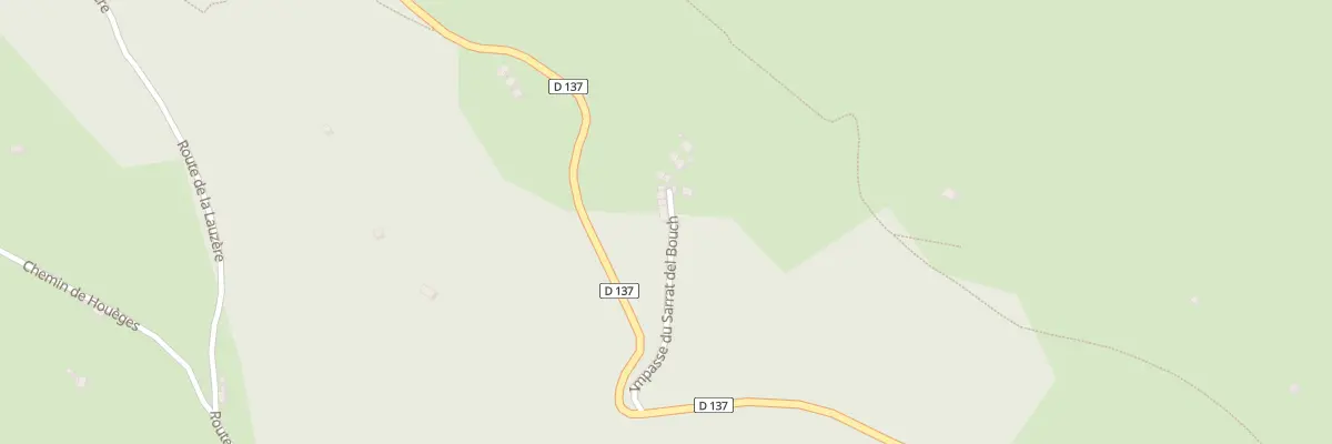 Plan du 3 Sarrat du Bouch à Alos