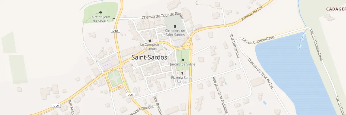 Plan du 1 Rue Centrale à Saint-Sardos