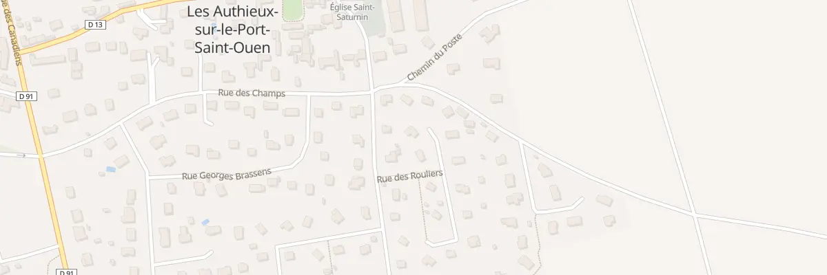 Plan du 109 Rue des Rouliers aux Authieux-sur-le-Port-Saint-Ouen