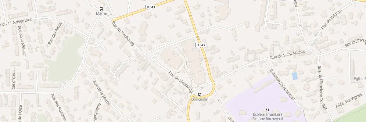 Plan du 2 Rue du Neubourg à Évreux