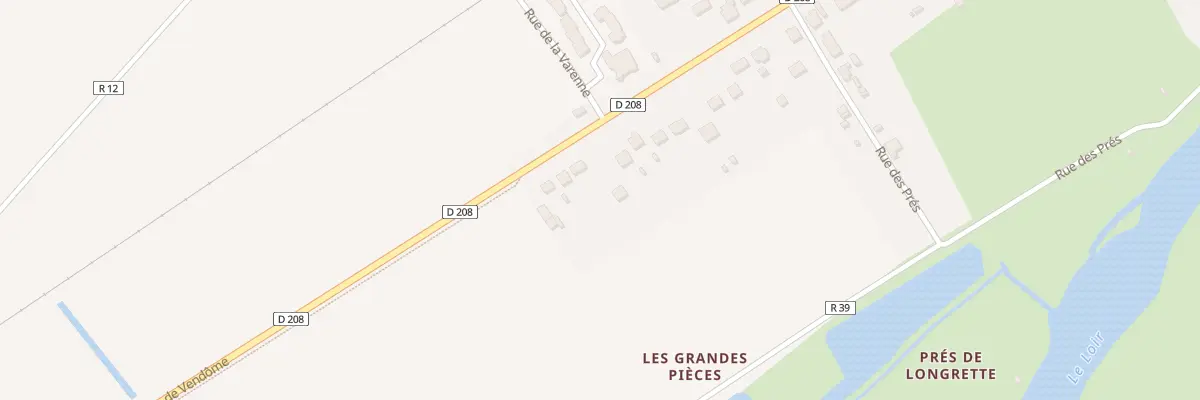 Plan du 68 Rue de Vendôme à Pezou