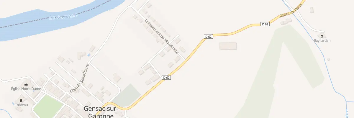 Plan du 5009F Mouzinatte à Gensac-sur-Garonne