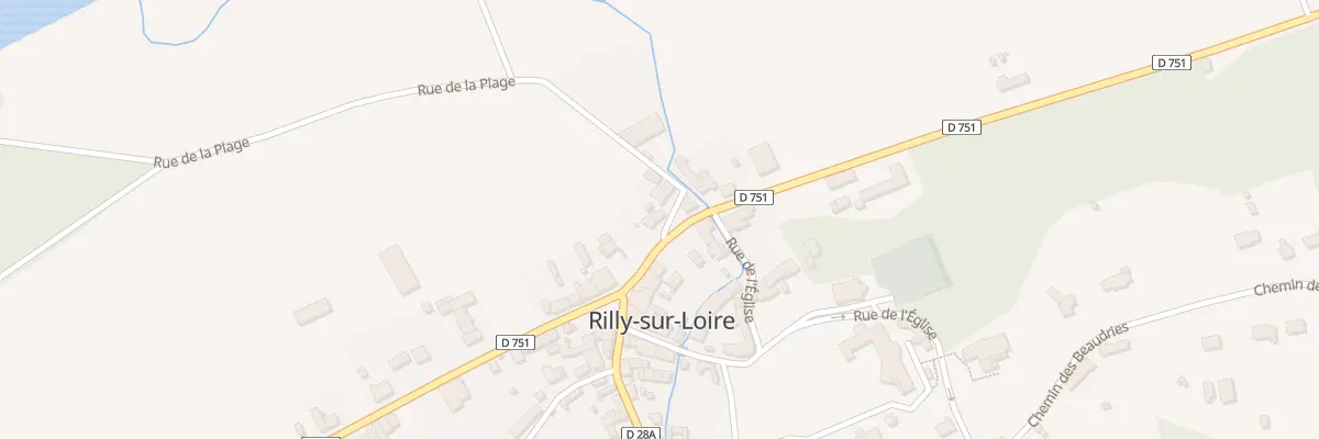 Plan du 3 Rue de la Plage à Rilly-sur-Loire