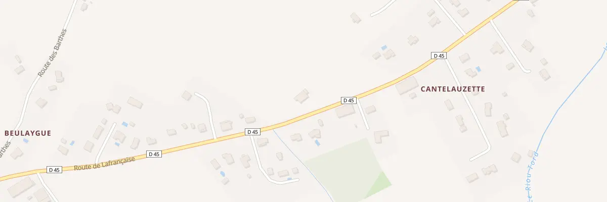 Plan du 2763 Rte de Lafrançaise à Castelsarrasin