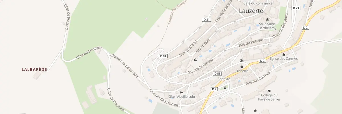Plan du 7 Rue du Millial à Lauzerte