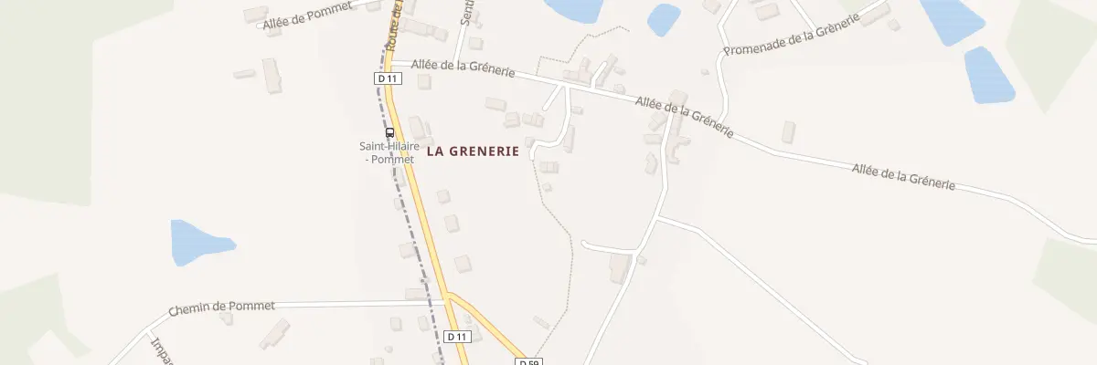 Plan du 5 Pas de la Grènerie à Saint-Hilaire-les-Places
