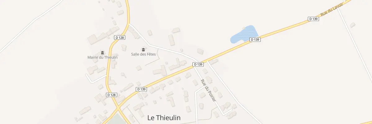Plan du 9 Rue du Lavoir au Thieulin