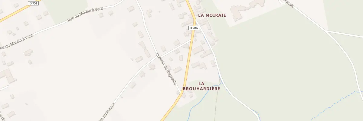 Plan du 28 Rte de Vallières à Rilly-sur-Loire