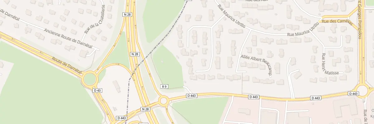 Plan du 22 Rue Théodore Géricault à Bihorel