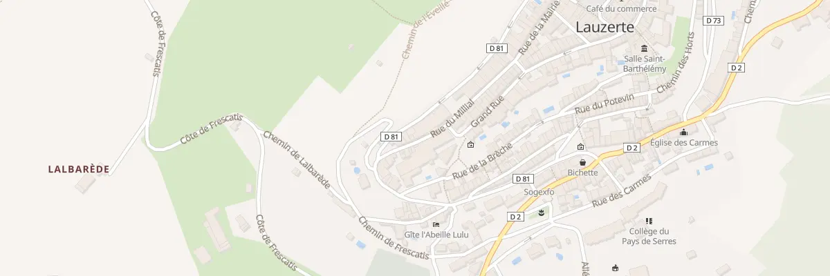 Plan du 9 Rue du Millial à Lauzerte