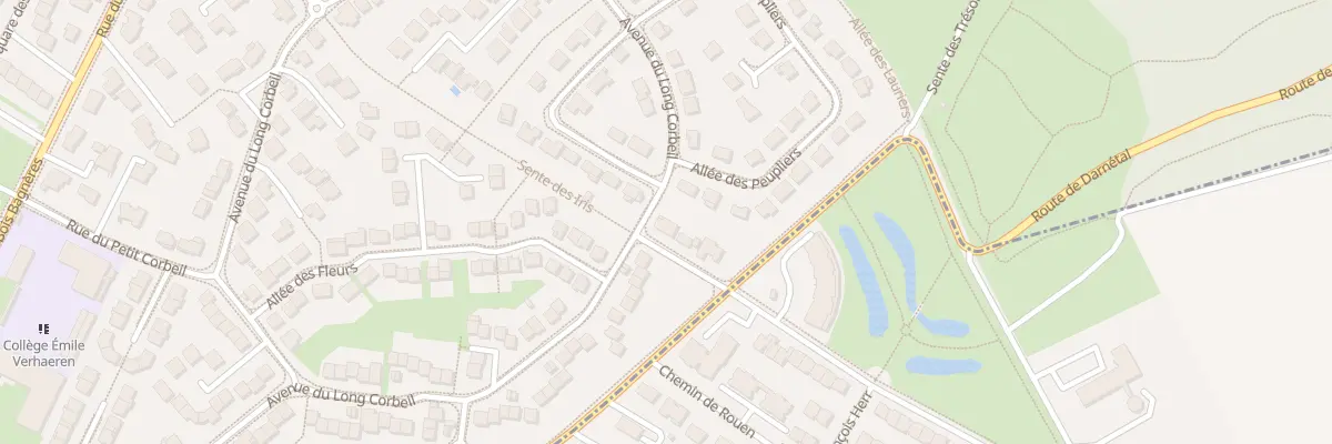 Plan du 84 Av du Long Corbeil à Bonsecours