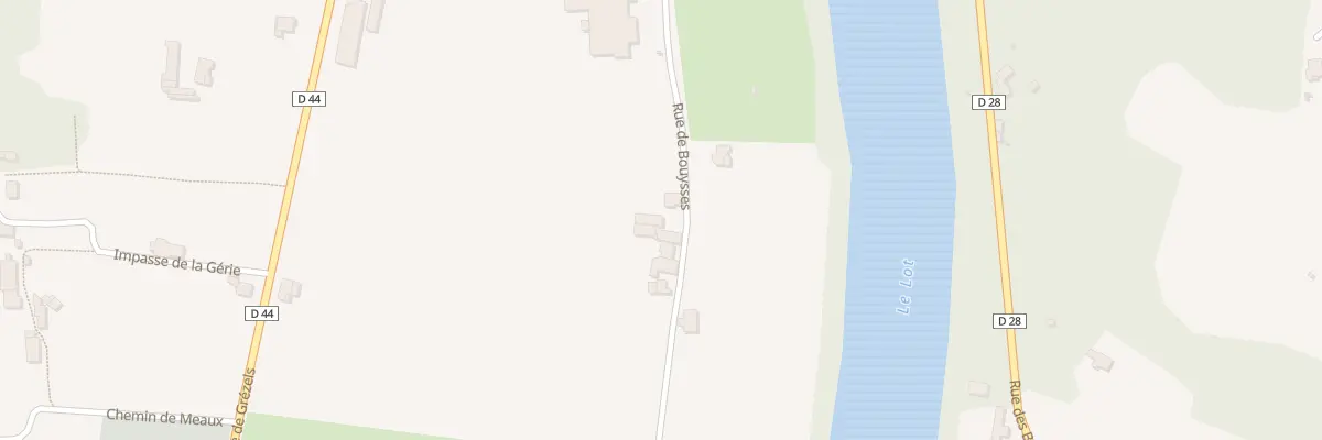Plan du 5477F Rue des Bouysses à Puy-l’Évêque