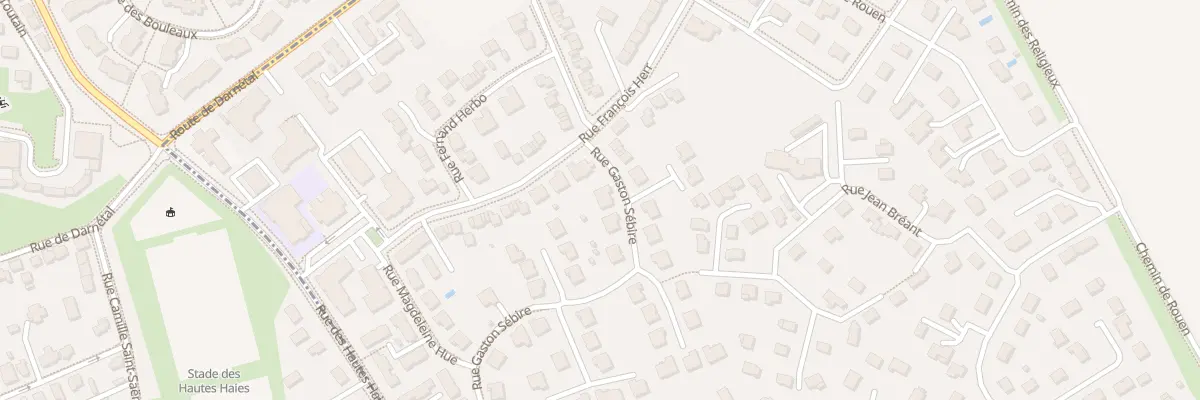 Plan du 14 Rue Gaston Sebire au Mesnil-Esnard