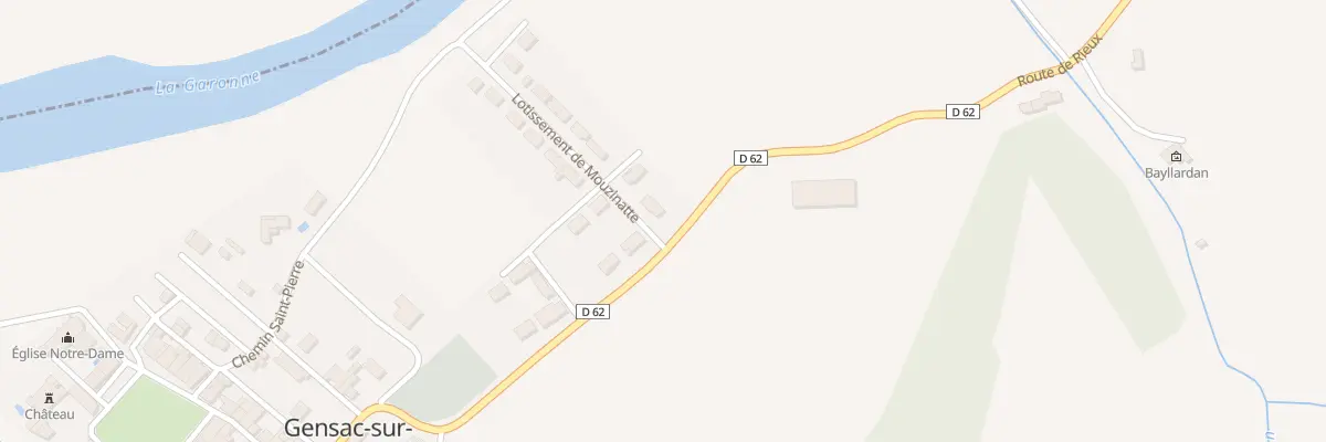 Plan du 5007F Mouzinatte à Gensac-sur-Garonne