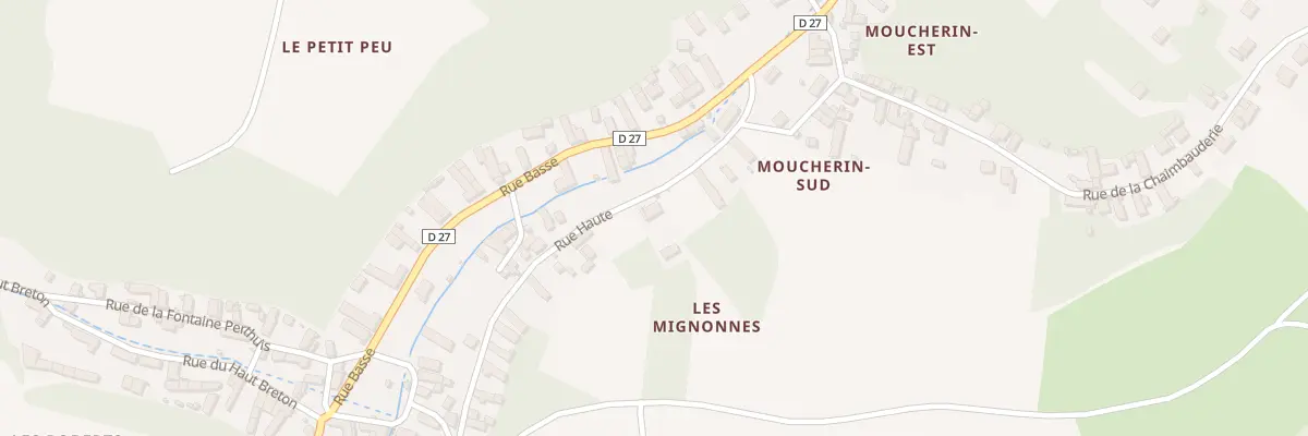 Plan du 42 Rue Haute à Chissay-en-Touraine
