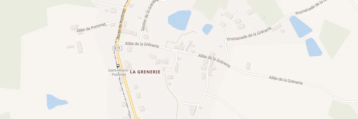 Plan du 1 Pas de la Grènerie à Saint-Hilaire-les-Places