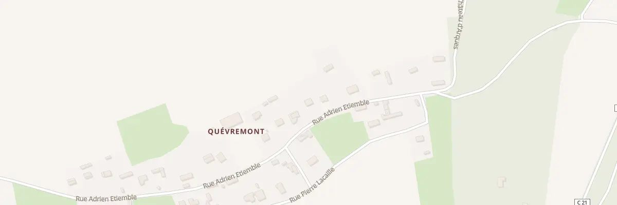 Plan du 9002 Rue Adrien Etiemble à Martigny