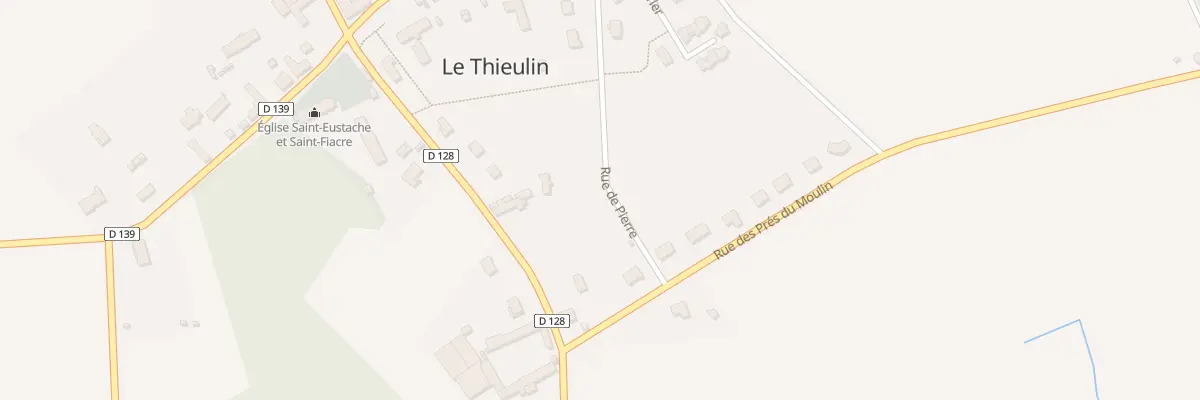 Plan du 16 Rue de Pierre au Thieulin