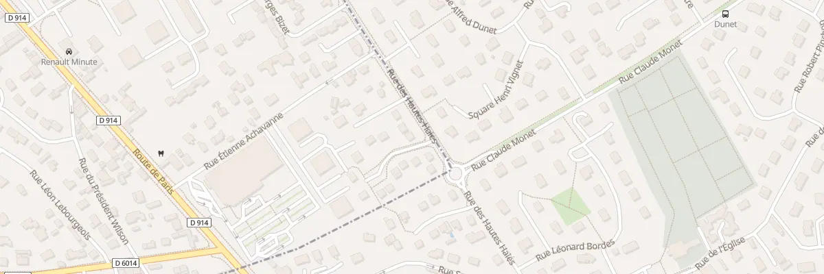 Plan du 9005 Rue des Hautes Haies à Bonsecours