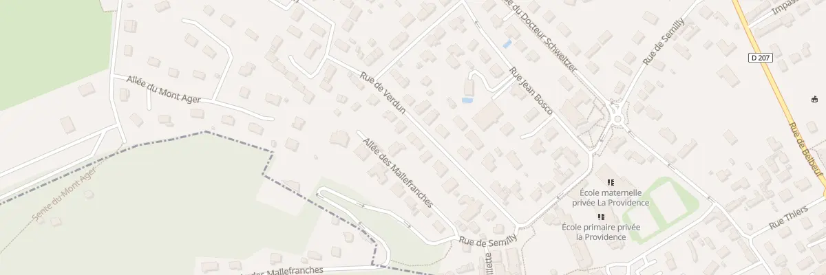 Plan du 14 Rue de Verdun au Mesnil-Esnard
