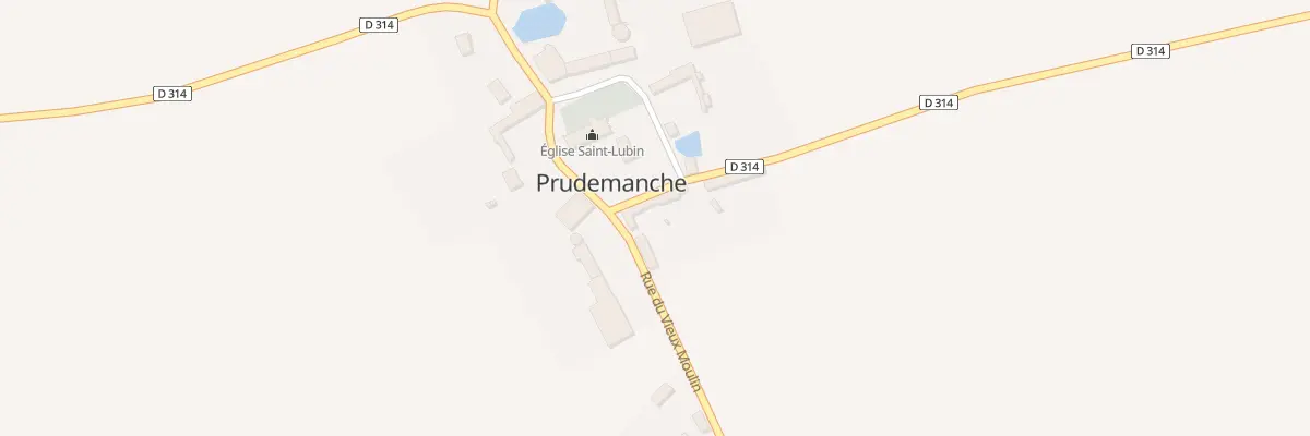 Plan du 2 Rue du Vieux Moulin à Prudemanche