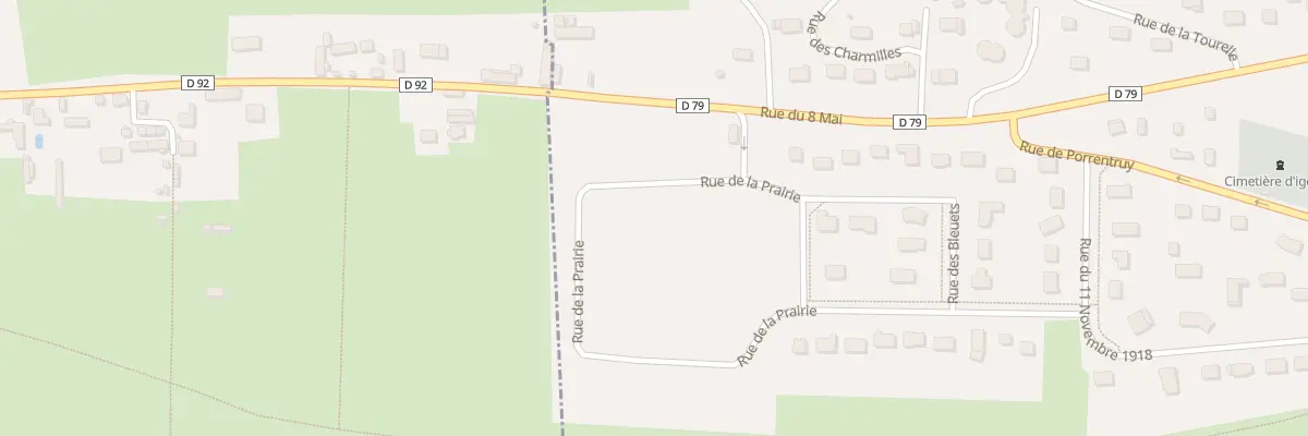 Plan du 554 Rue de la Prairie à Igoville