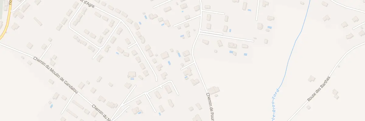 Plan du 417 Che de Pourrat à Castelsarrasin