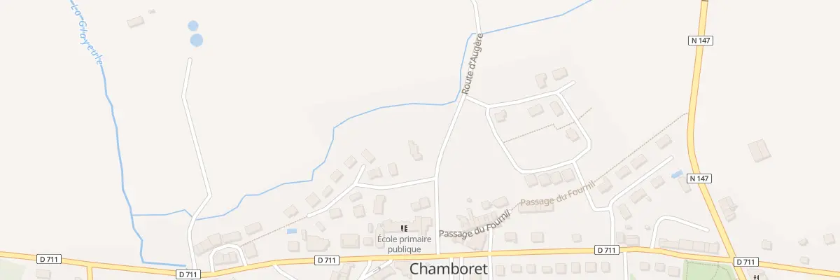 Plan du 5 Rte d’Augere à Chamboret