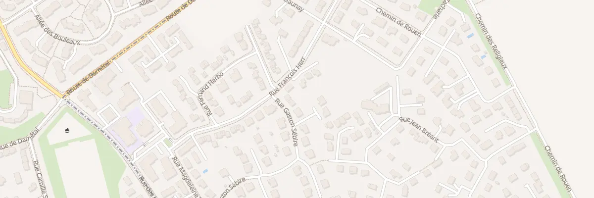 Plan du 21 Rue Gaston Sebire au Mesnil-Esnard
