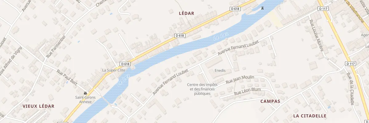 Plan du 66 Av Fernand Loubet à Saint-Girons
