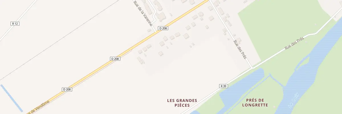 Plan du 64 Rue de Vendôme à Pezou