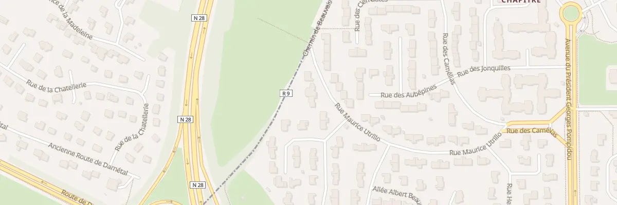 Plan du 22 Rue Maurice Utrillo à Bihorel