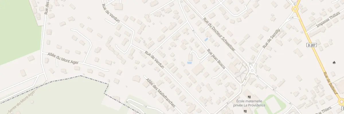 Plan du 15B Rue de Verdun au Mesnil-Esnard