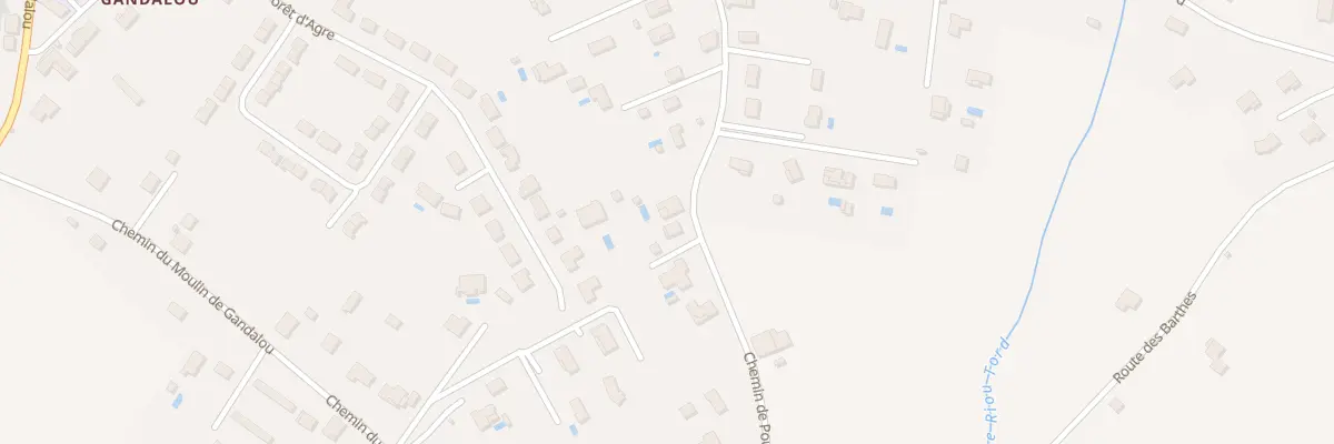 Plan du 437 Che de Pourrat à Castelsarrasin