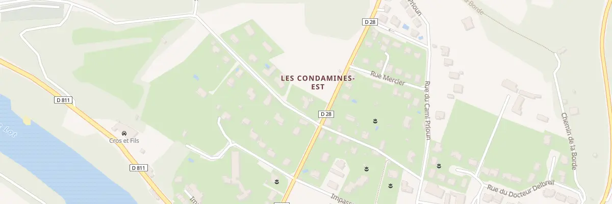 Plan du 6322F Les Condamines Est à Puy-l’Évêque