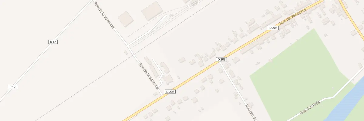 Plan du 65 Rue de Vendôme à Pezou