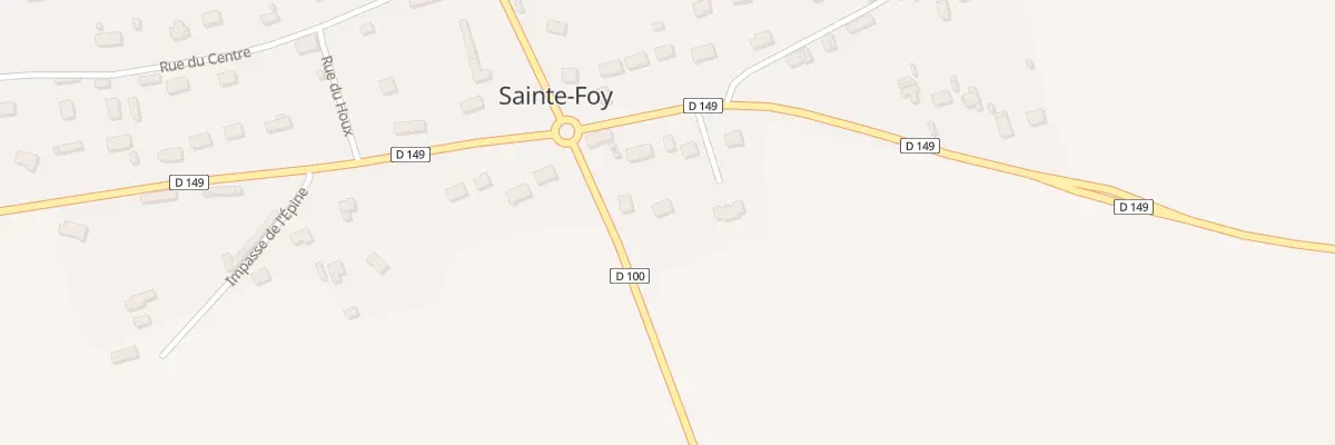 Plan du 28 Rte des Deux Vallees à Sainte-Foy