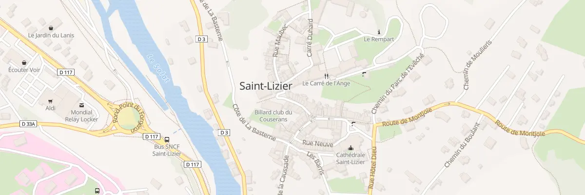 Plan du 59 La Ville à Saint-Lizier