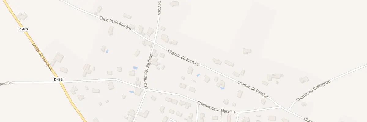 Plan du 965 Chem de Barrere à Saint-Élix-le-Château